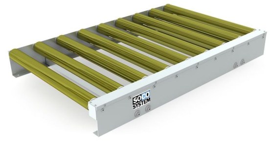 SOCO Coupled driven roller pallet conveyor