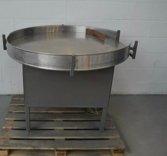 Used Stainless Steel Lazy Susan Rotary Table